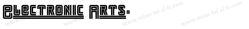 Electronic Arts字体转换